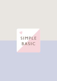Simple Sweet / Lavender&Beige&Pink