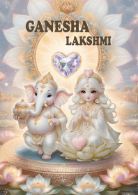 Ganesha:Lakshmi:money goes well.