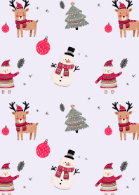 可愛聖誕圖案主題