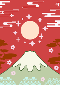 富と縁起の富士山 10