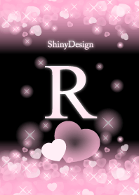 R-Initial- Pink Heart