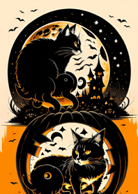 halloween cat 79072b