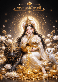 Lakshmi, success and prosperity. 2