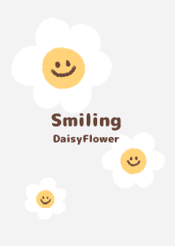 Smiling Daisy Flower  - Brown+ 03