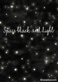 Space black and light