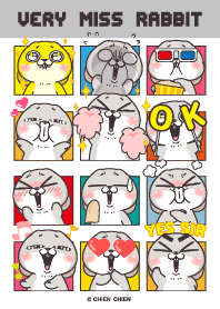 very miss rabbit-Emoticon 3 Theme