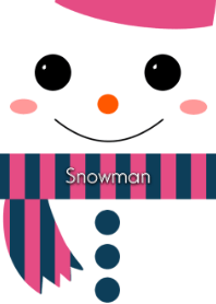 Snowman -Snowing night-
