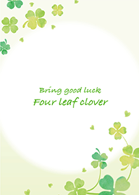 Bringing good luck Four leaf-clovers 2