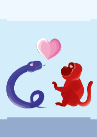 ekst Blue (Snake) Love Red (Monkey)
