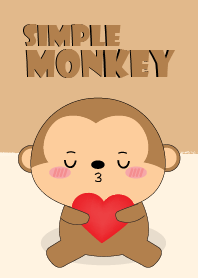 Simple Love Cute Monkey (jp)