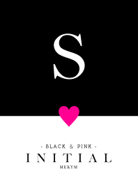 INITIAL S -BLACK&PINK-