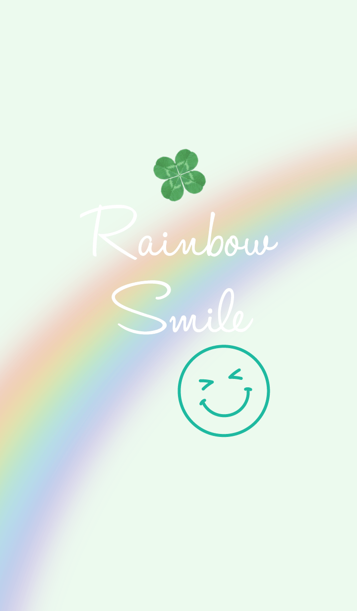 Natural Rainbow Green Smile.