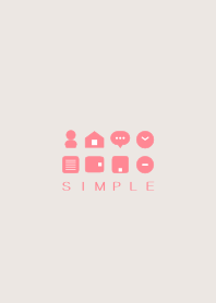 SIMPLE(beige pink)V.483b