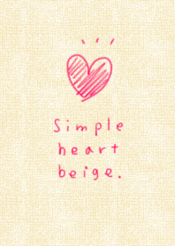 Simple crayon heart.