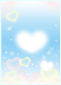 A love heart in the sky 5