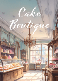 パリの路地裏のアンティーク焼き菓子店