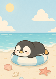 Summer Penguins on the Ocean!_7