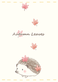 Hedgehog and Momiji* -yellow-