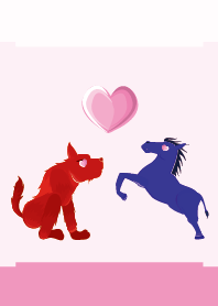 ekst Merah (Anjing) Cinta Biru (Kuda)