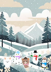 Kawaii scandinavian style(Winter-928)