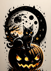 halloween cat 3507A7