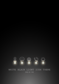 WHITE BLACK LIGHT ICON THEME