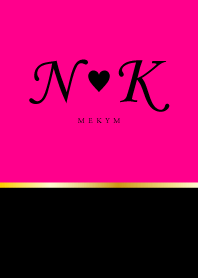 INITIAL -N&K- Pink