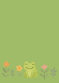 Frogs heal01 moss green