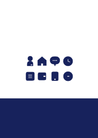 SIMPLE(white blue)V.904b