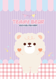 Teddy Bear Kawaii Love Violet