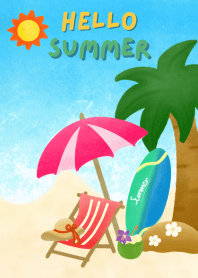 Hello Summer, the beach in Thailand.