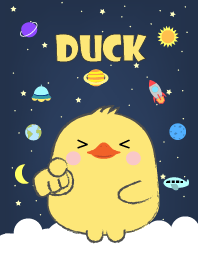 Emotions Duck On Galaxy