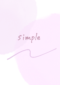 Simple refreshing watercolor purple