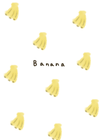 Watercolor banana pattern. Cute.