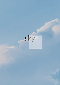 Beige Blue : Summer emo sky