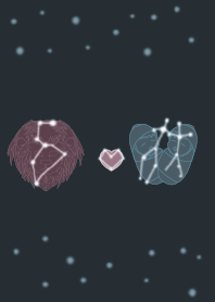 ekst 藍雙子座 愛 紅(獅子座)