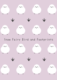 Snow Fairy Bird and Footprints-LIT PK PL