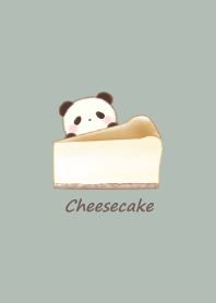 Cheesecake and Panda -green-