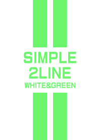 White & Green double line(2line)