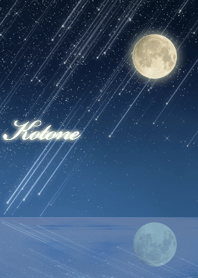 Kotone Moon & meteor shower