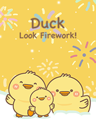 Duck look firework! [Happy New Year]