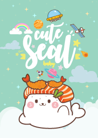 อุ๋งๆ แมวน้ำตัวกลม กาแล็กซี่ สีมิ้นส์