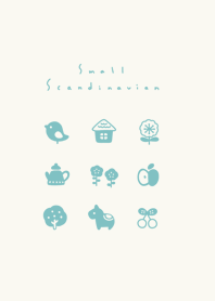 Scandinavian /green beige.