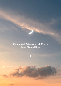 Crescent Moon and Stars #13