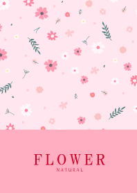 FLOWER MILKY PINK -NATURAL 104