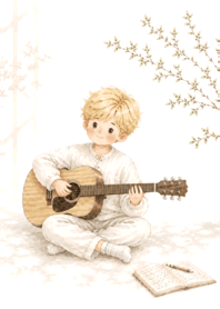 A Relaxing Day with the Guitar.