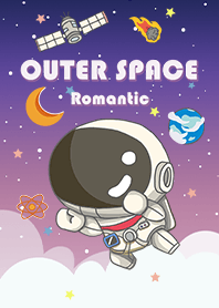 浩瀚宇宙-可愛寶貝太空人 太空船 浪漫漸層8