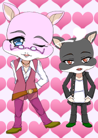 Chihuahua from White Day Pink & Black