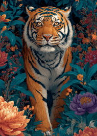 สายตาของเสือ: ซ่อนเร้นในหมู่ดอกไม้