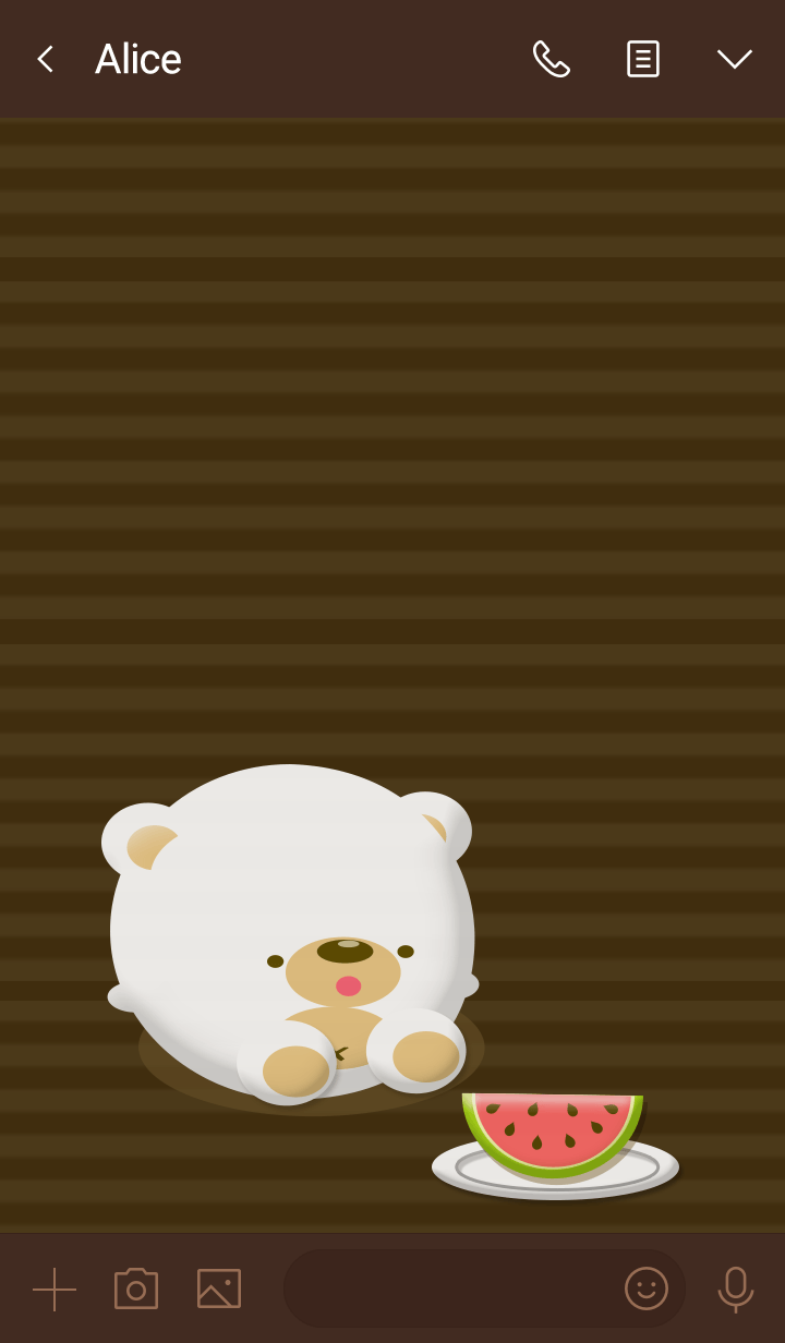 White mini bear